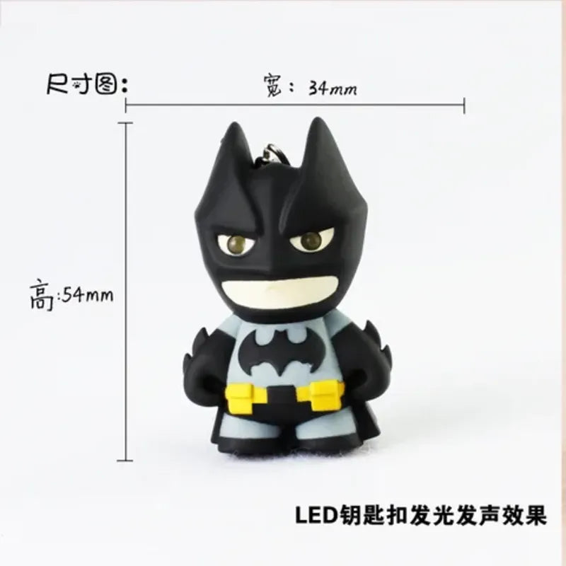 Llavero Batman con Luz y Sonido Ojos Iluminados