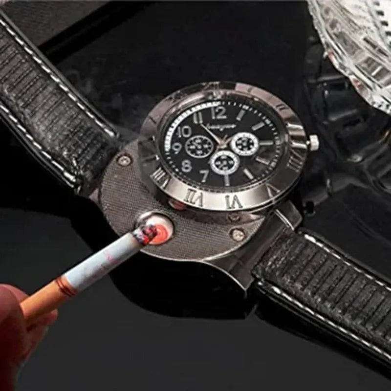 Reloj Encendedor Eléctrico Recargable – Estilo y Funcionalidad