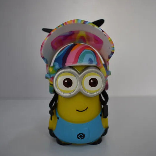 Minion con Casco y luz para Motos Bicicletas carros Decoracion
