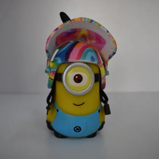 Minion con Casco y luz para Motos Bicicletas carros Decoracion