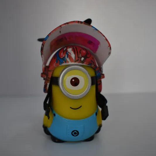 Minion con Casco y luz para Motos Bicicletas carros Decoracion