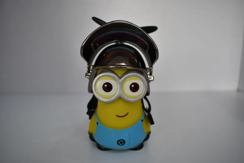 Minion con Casco y luz para Motos Bicicletas carros Decoracion