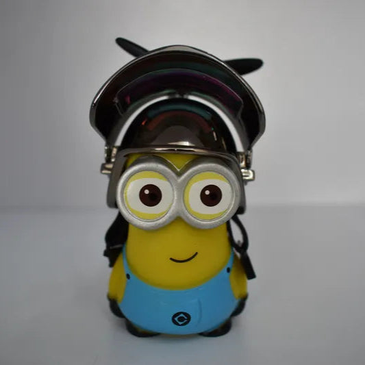Minion con Casco y luz para Motos Bicicletas carros Decoracion