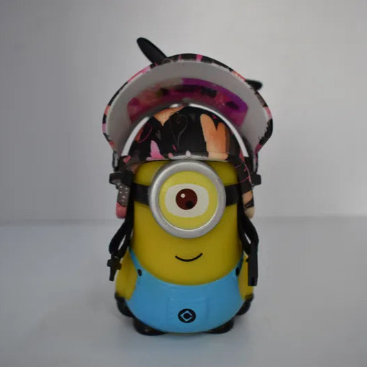 Minion con Casco y luz para Motos Bicicletas carros Decoracion