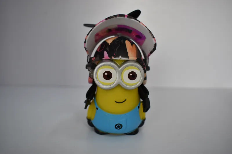 Minion con Casco y luz para Motos Bicicletas carros Decoracion