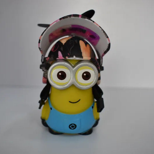 Minion con Casco y luz para Motos Bicicletas carros Decoracion