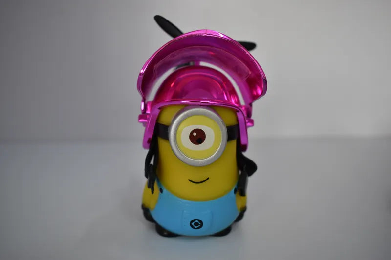 Minion con Casco y luz para Motos Bicicletas carros Decoracion