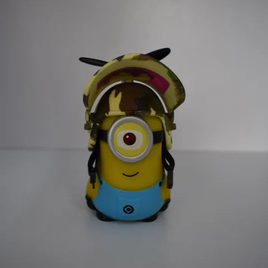 Minion con Casco y luz para Motos Bicicletas carros Decoracion
