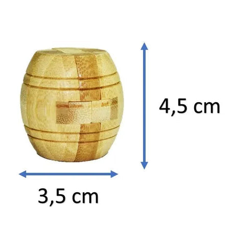 Rompecabezas 3d en Madera Bambu puzzle