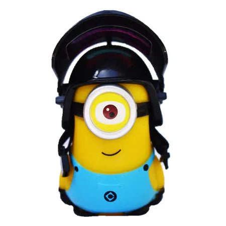 Minion con Casco y luz para Motos Bicicletas carros Decoracion