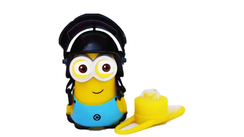 Minion con Casco y luz para Motos Bicicletas carros Decoracion