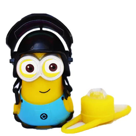 Minion con Casco y luz para Motos Bicicletas carros Decoracion