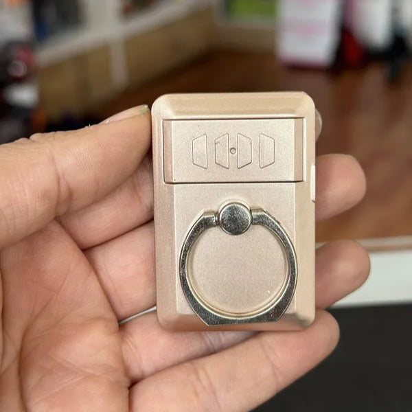 Anillo Soporte para Celular con Encendedor Eléctrico Recargable