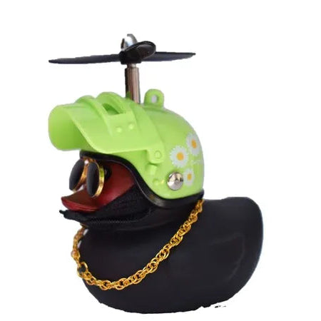 Patos Negros para moto, bicicleta, carros con luz y abrazadera