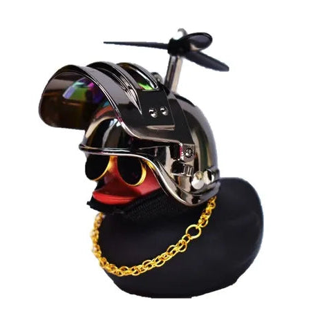 Patos Negros para moto, bicicleta, carros con luz y abrazadera