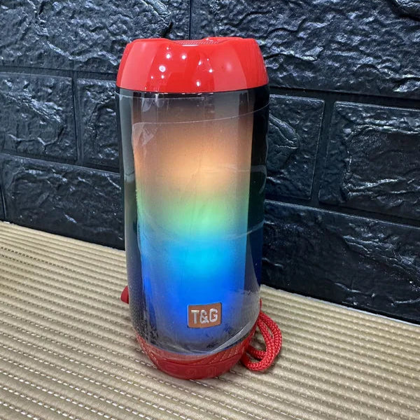 Parlante Bluetooth T&G con Luces LED Multicolor