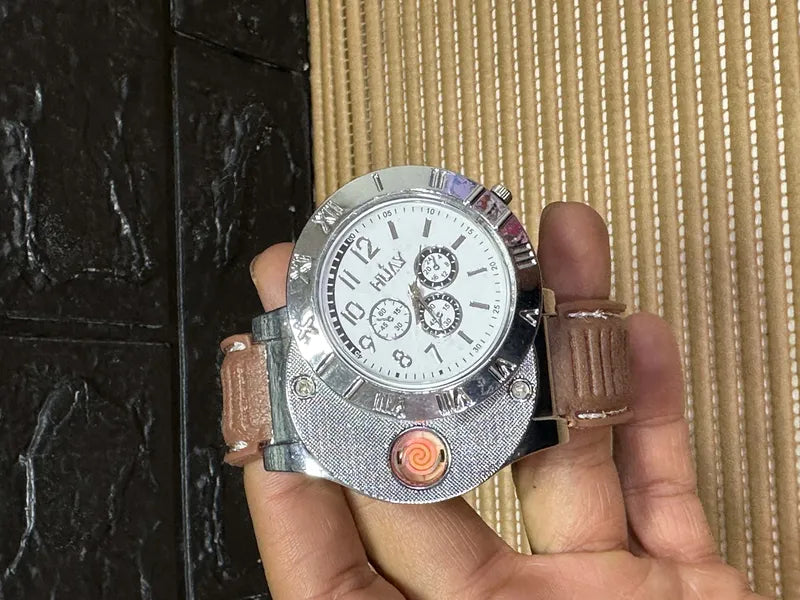 Reloj Encendedor Eléctrico Recargable – Estilo y Funcionalidad