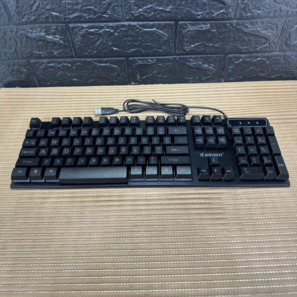 Teclado Gamer Major K348 con Luces RGB y Cable USB