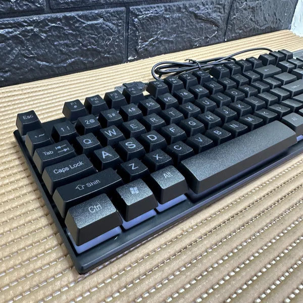 Teclado Gamer Major K348 con Luces RGB y Cable USB