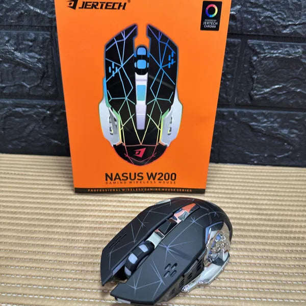 Mouse Gamer Jertech con Luces LED RGB y Diseño Ergonómico