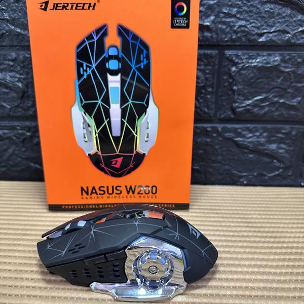 Mouse Gamer Jertech con Luces LED RGB y Diseño Ergonómico