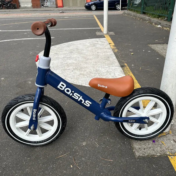 Bicicleta de Equilibrio Azul para Niños de 2 a 5 Años Ideal para Aprender a Montar