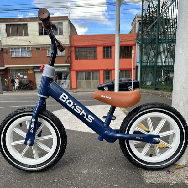 Bicicleta de Equilibrio Azul para Niños de 2 a 5 Años Ideal para Aprender a Montar