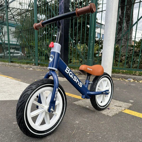 Bicicleta de Equilibrio Azul para Niños de 2 a 5 Años Ideal para Aprender a Montar