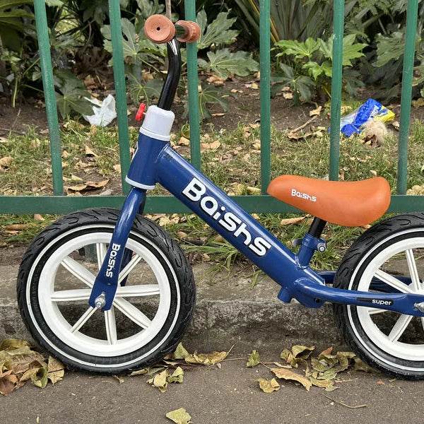Bicicleta de Equilibrio Azul para Niños de 2 a 5 Años Ideal para Aprender a Montar