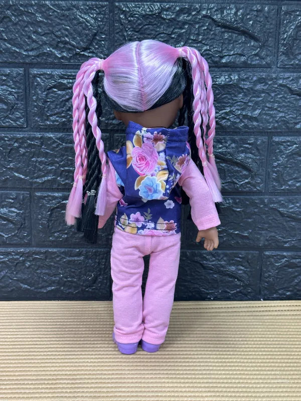 Muñeca Afro con Trenzas -34 cm de Identidad y Estilo
