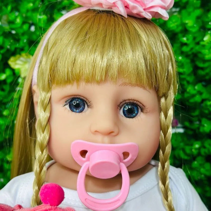Muñecas Bebe Realista Vinilo de Silicona 55cm