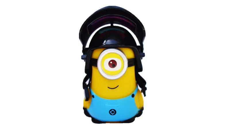 Minion con Casco y luz para Motos Bicicletas carros Decoracion