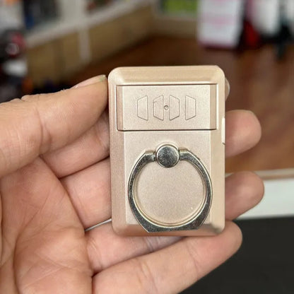 Anillo Soporte para Celular con Encendedor Eléctrico Recargable