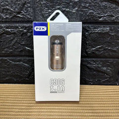 Cargador de Carro PZX P906 con 2 Puertos USB