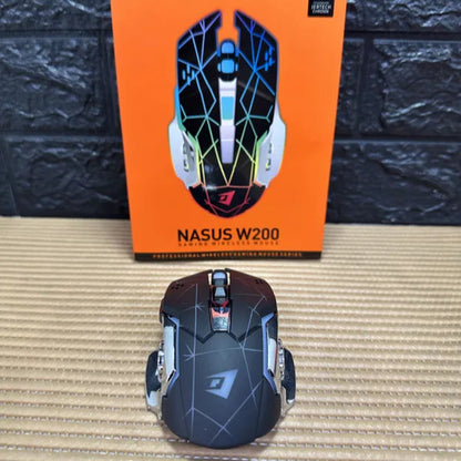 Mouse Gamer Jertech con Luces LED RGB y Diseño Ergonómico