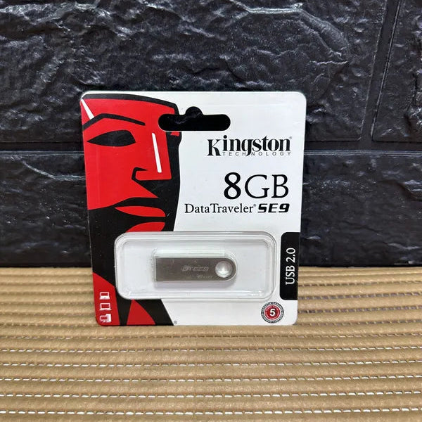 Memoria USB Kingston – 8GB y 32GB – Compacta, Rápida y Segura