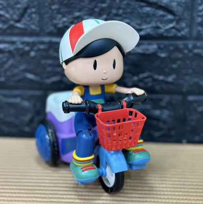 Triciclo Stunt Eléctrico Niño y Niña Con Música, Luces y Giros Locos