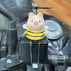 Cerditos en Resina decorativo para motos o bicis