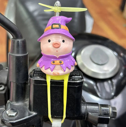 Cerditos en Resina decorativo para motos o bicis