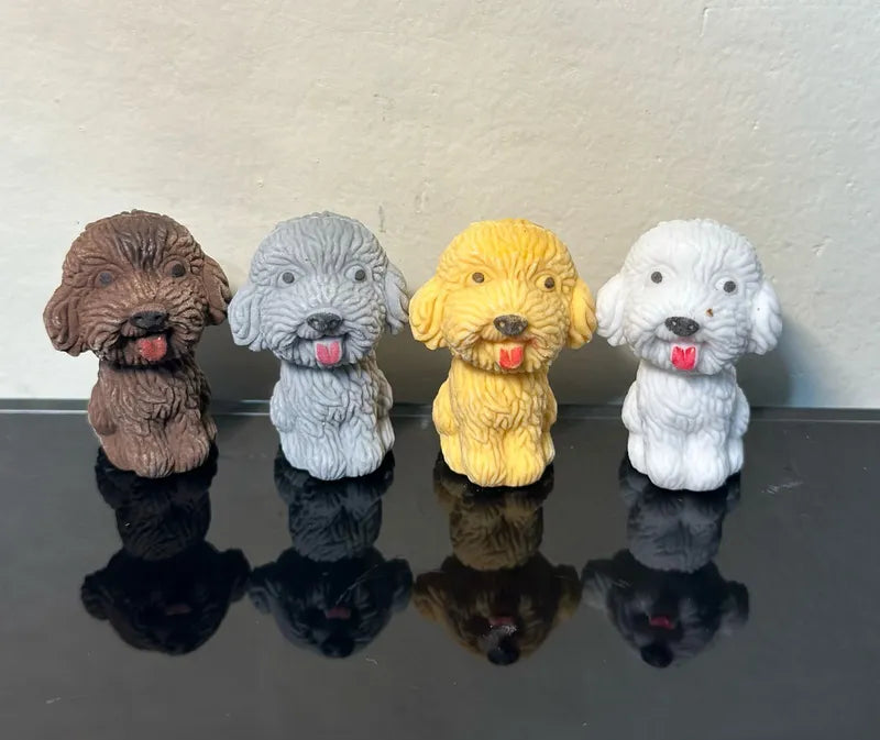 Borradores Kawaii para Lápiz Figuras de Perrito, Gatico, Aguacate y Sirena