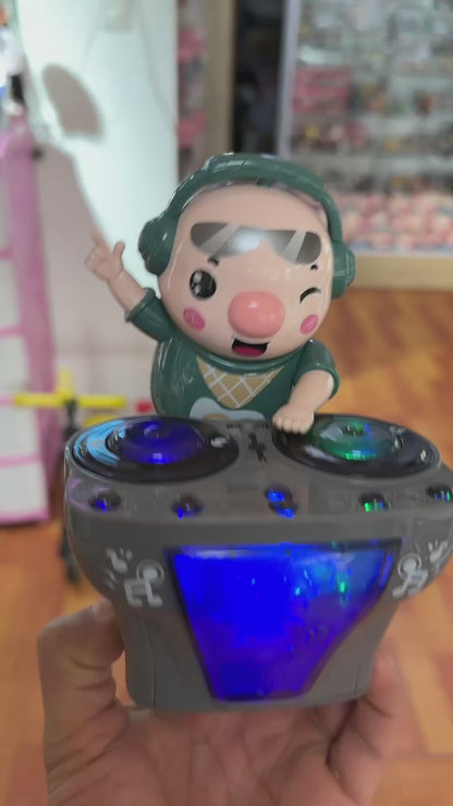 Cerdito Dj con Luces Movimiento y Musica